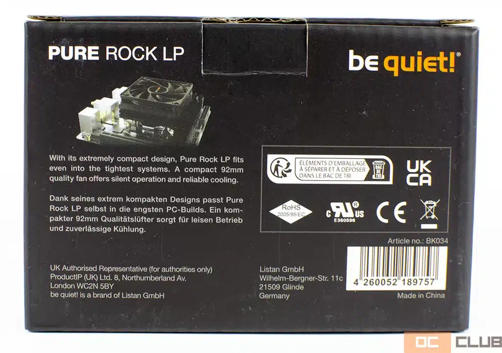 Be Quiet! Pure Rock LP: обзор. Изучаем самый низкий кулер Be Quiet!