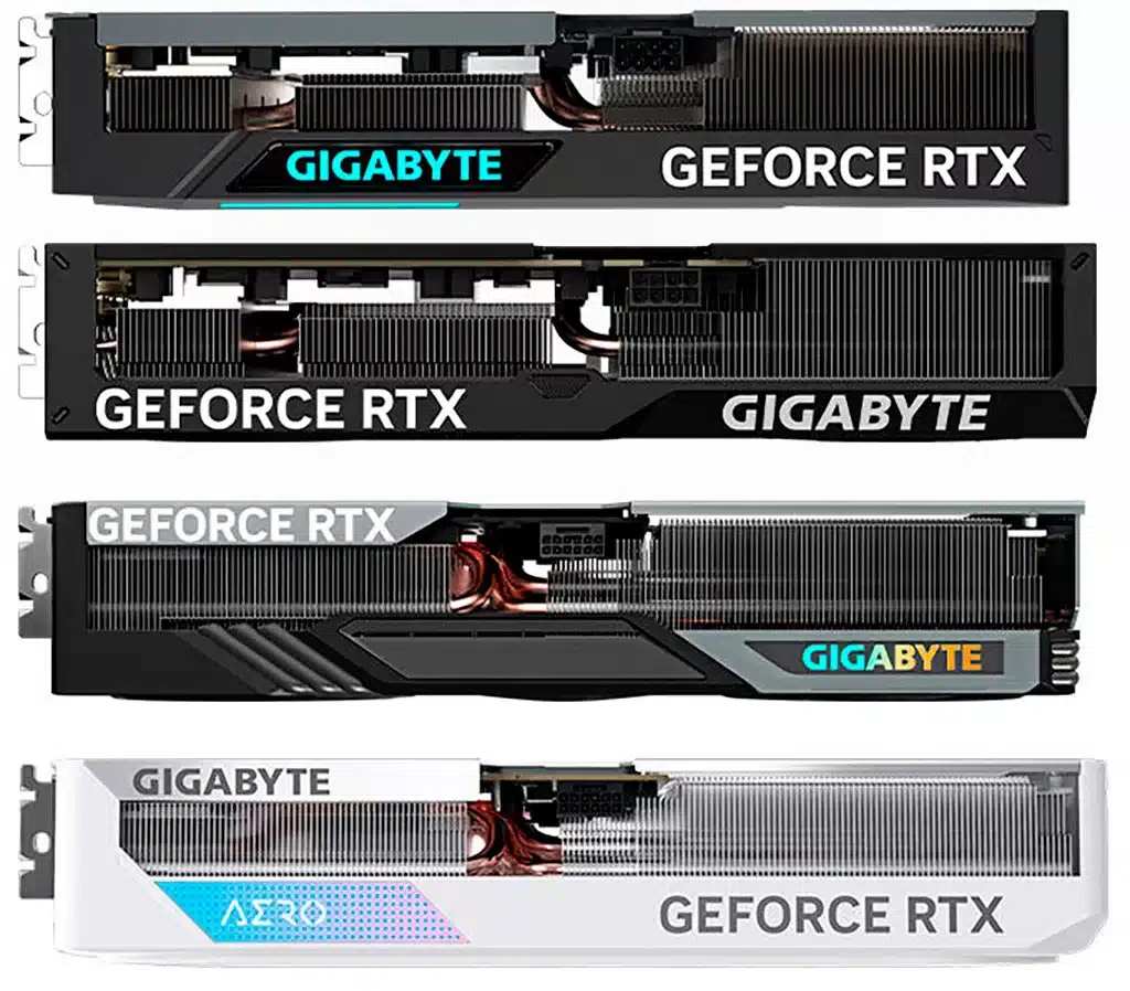 Видеокарты Gigabyte GeForce RTX 4070 имеют как разъёмы PCI-E Power, так и 12VHPWR