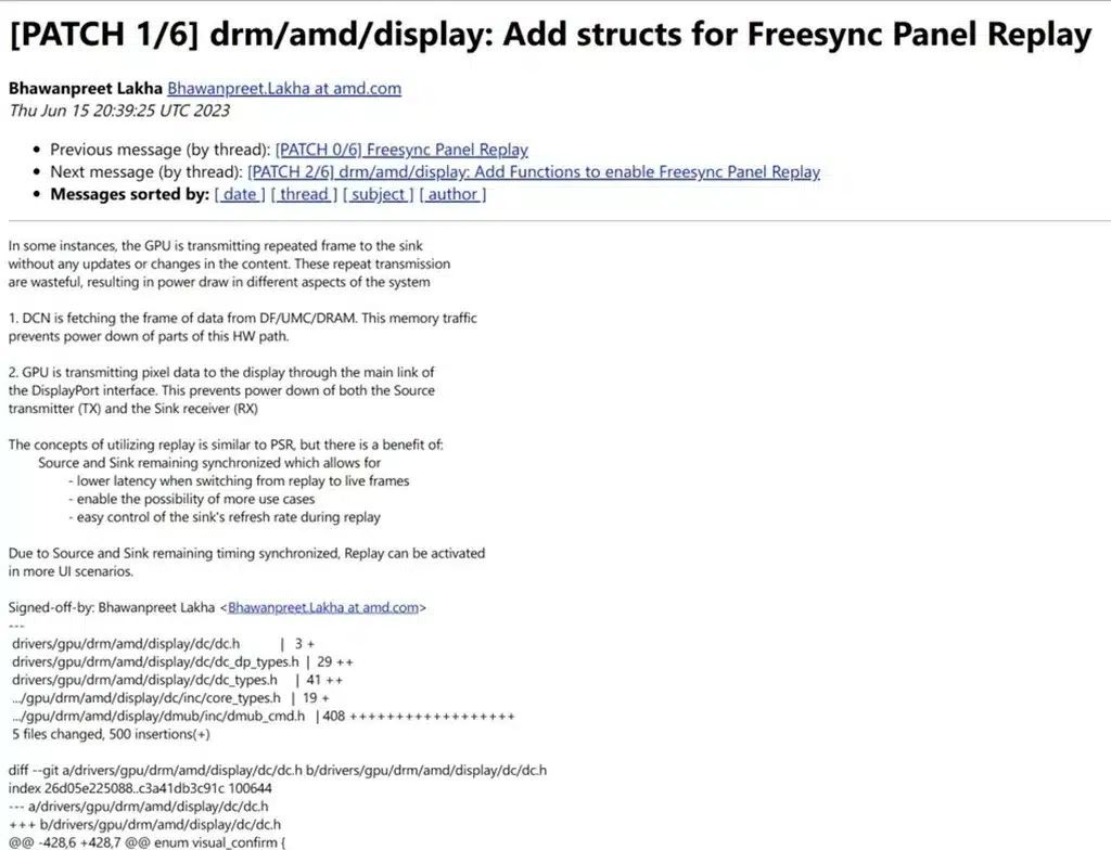 Технология AMD FreeSync Panel Replay улучшит энергоэффективность