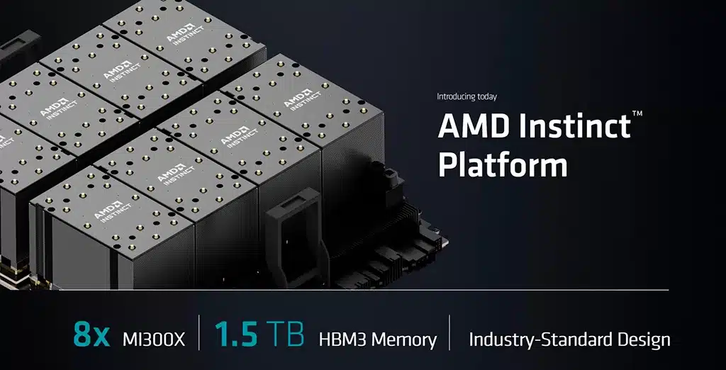 Ускоритель AMD Instinct MI300X получил 192 ГБ видеопамяти