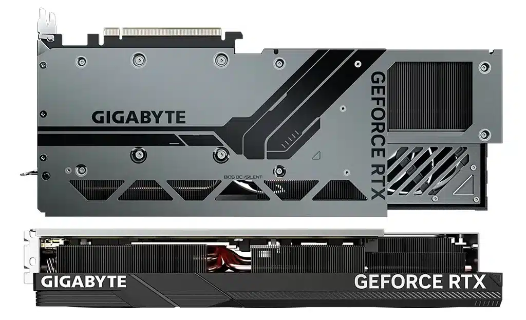 У видеокарты Gigabyte GeForce RTX 4090 WindForce V2 разъём питания в необычном месте