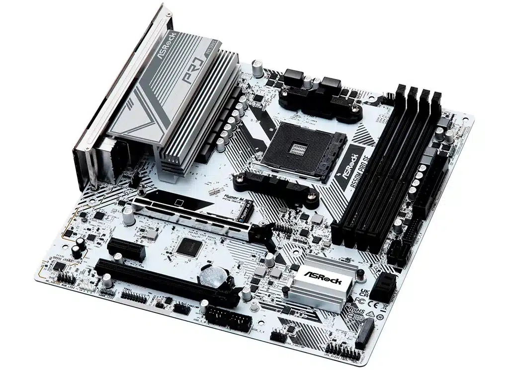 ASRock B550M Pro SE – первая материнская плата ASRock на белом текстолите