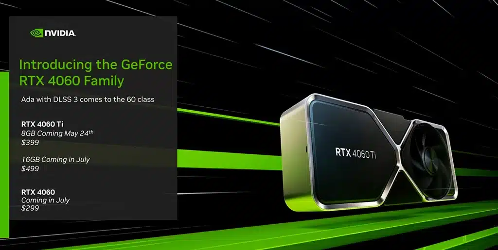 Топовые версии GeForce RTX 4060 Ti 16GB будут стоить до $600