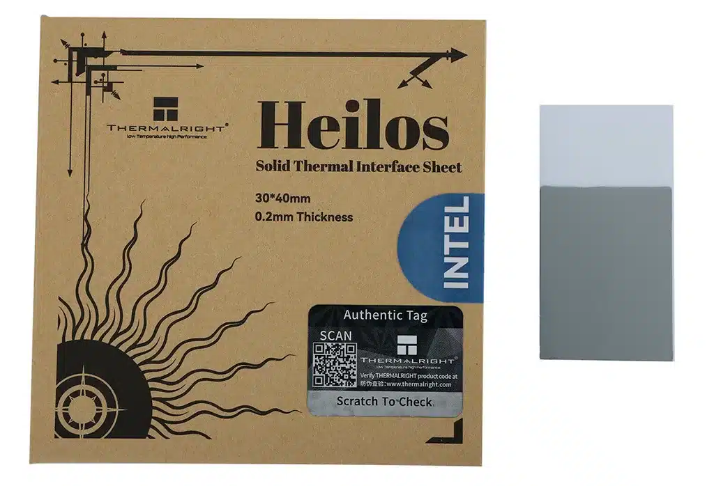 Термопрокладки Thermalright Heilos предлагается использовать вместо термопасты