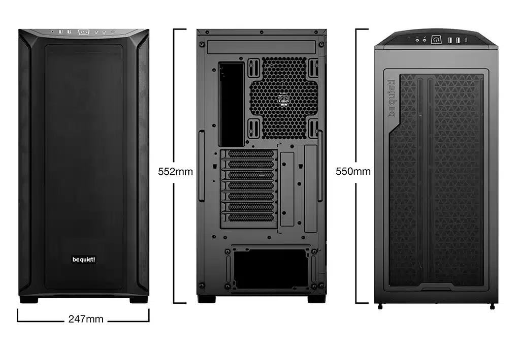 Корпус Be Quiet! Shadow Base 800 представлен в 5 модификациях