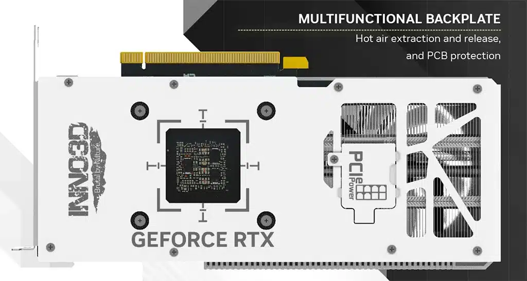 Inno3D выпустила GeForce RTX 4070, у которой разъём питания спрятан