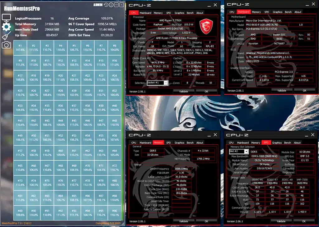 MSI выпустила свежие BIOS, которые улучшают работу ОЗУ на платформе AMD AM5