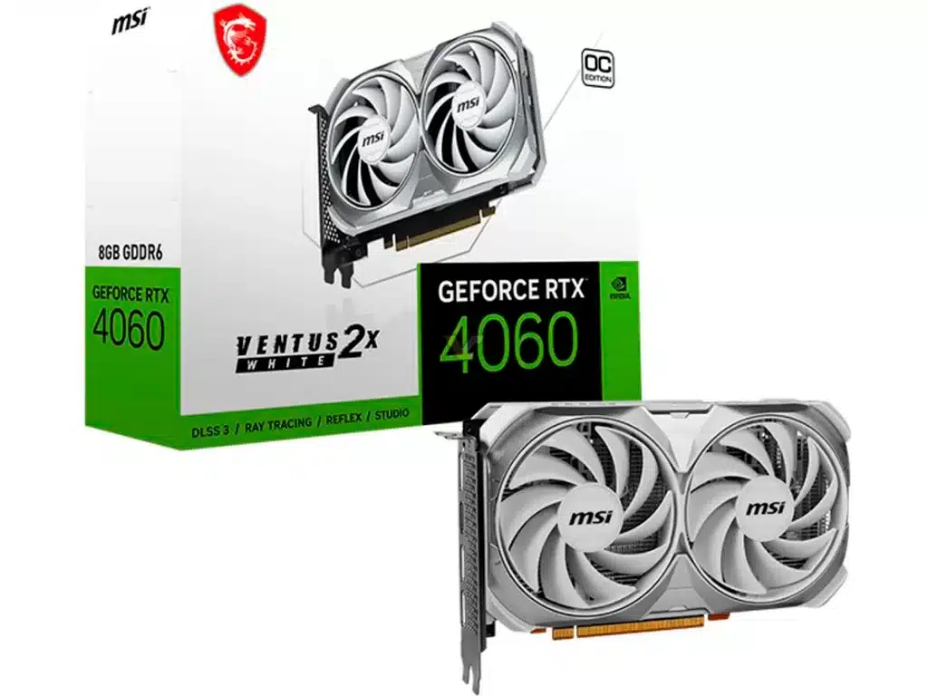 MSI предложит видеокарты GeForce RTX 4060/RTX 4070 Ventus 2X в белом исполнении