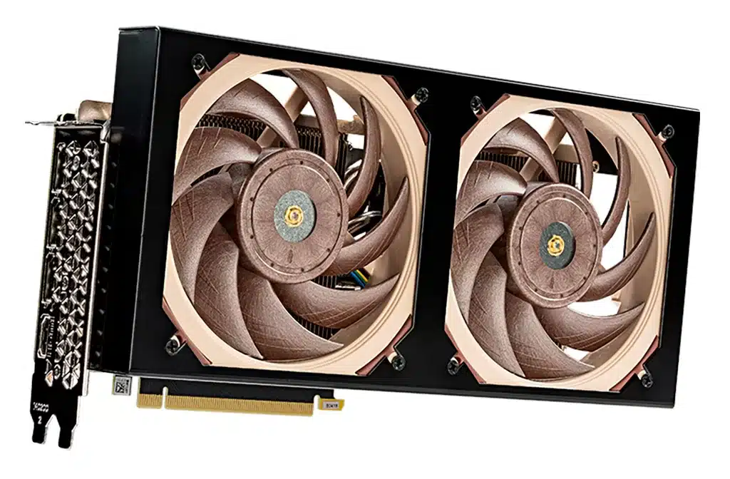 Sycom предлагает видеокарты GeForce RTX 4070 и RTX 4060 Ti с вентиляторами Noctua