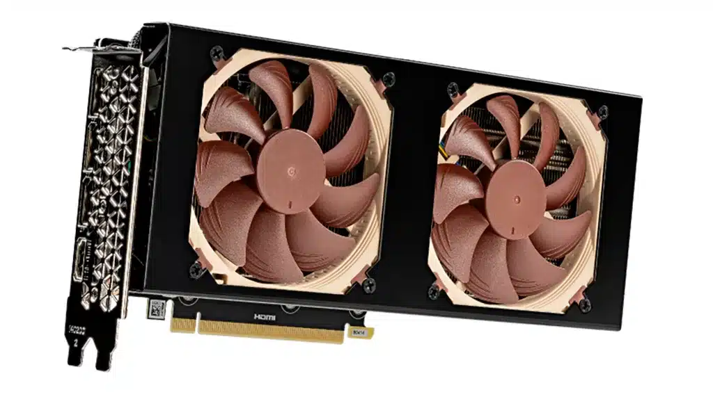 Sycom предлагает видеокарты GeForce RTX 4070 и RTX 4060 Ti с вентиляторами Noctua