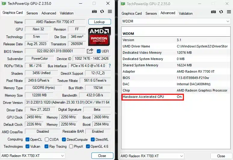 В последнем beta-драйвере AMD вернулась технология HAGS