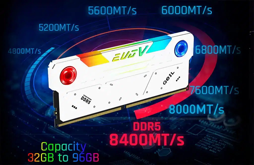GeIL Evo V DDR5 RGB 2x 16 ГБ (GESG532GB5200C34ADC): обзор. FANтастическая память