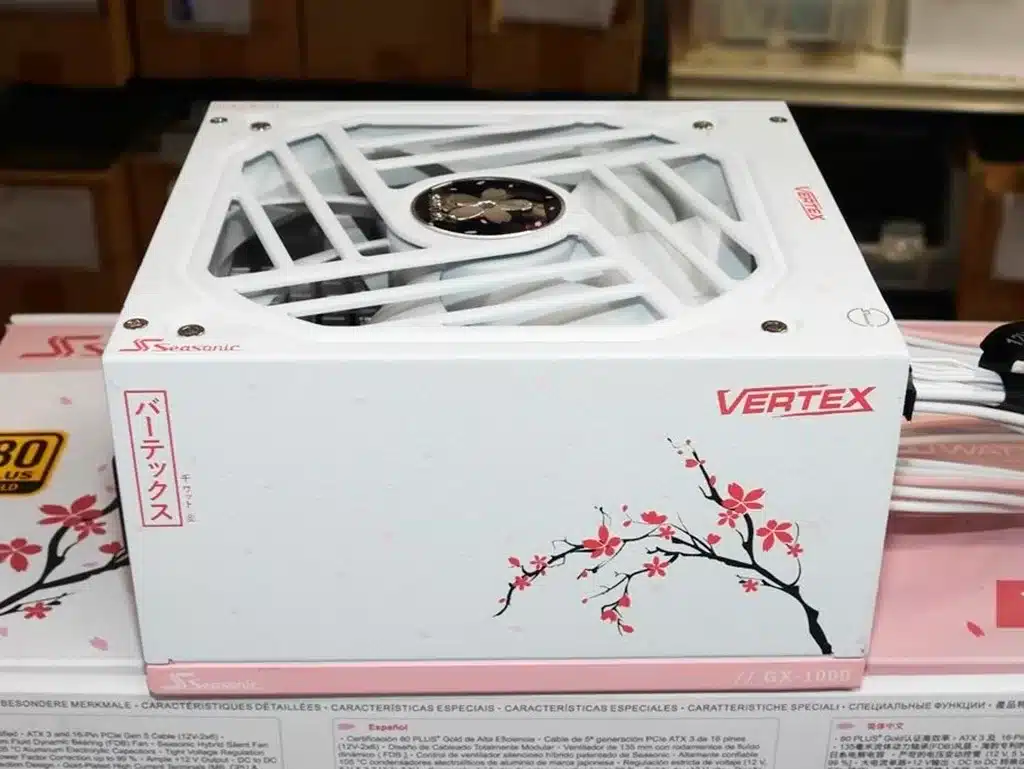 Seasonic готовит «нежные» блоки Vertex Sakura Special Edition