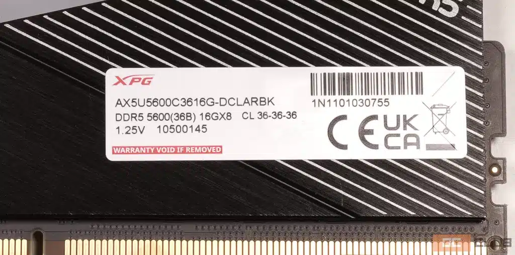 ADATA XPG Lancer RGB DDR5-5600 (AX5U5600C3616G-DCLARBK): обзор. Конкретно этот вариант неплохой