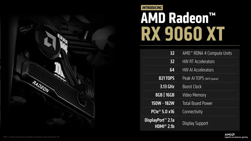 AMD анонсировала Radeon RX 9060 XT — новая видеокарта RDNA 4 выйдет 5 июня по цене от $299