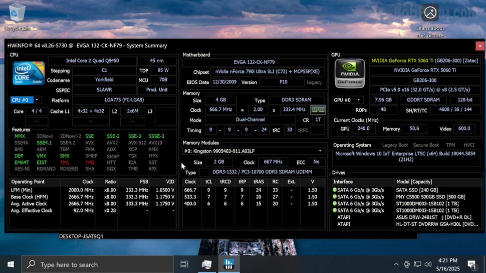 Неудачные эксперименты: Intel Core 2 и Nvidia RTX 50 не дали ожидаемого результата