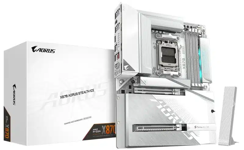 Gigabyte представила материнские платы X870 и B850 Aorus Stealth — со скрытым подключением кабелей