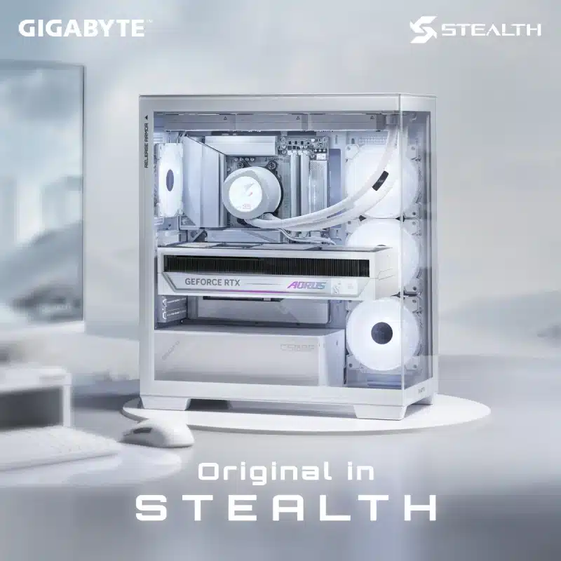 Gigabyte представила материнские платы X870 и B850 Aorus Stealth — со скрытым подключением кабелей
