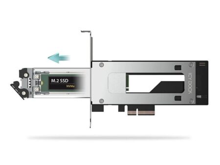 ICY DOCK представила плату расширения MB840M5P-B для горячей замены SSD M.2 за 5 секунд