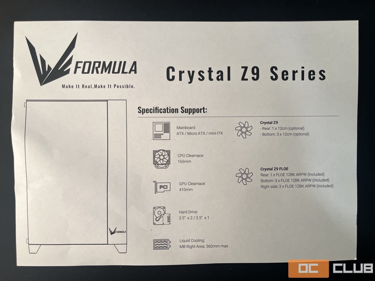 Formula Crystal Z9 FLOE:обзор. Стильный кубик.