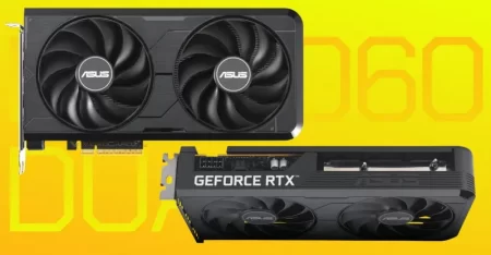 ASUS представила компактные видеокарты GeForce RTX 5060 и RTX 5060 Ti Dual Evo для малогабаритных сборок