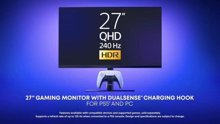 Sony анонсировала игровой монитор PlayStation с QHD и 240 Гц