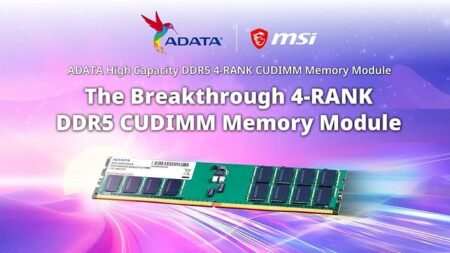 ADATA и MSI анонсировали первый 4-ранговый модуль CUDIMM DDR5-5600 объемом 128 ГБ