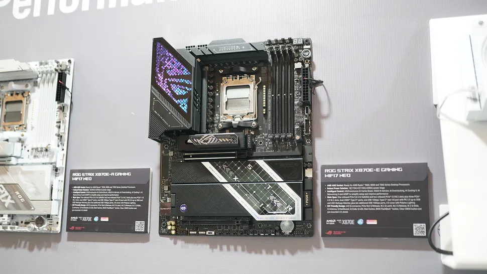 Asus увеличила объём ROM до 64 МБ в материнских платах Strix Neo AM5