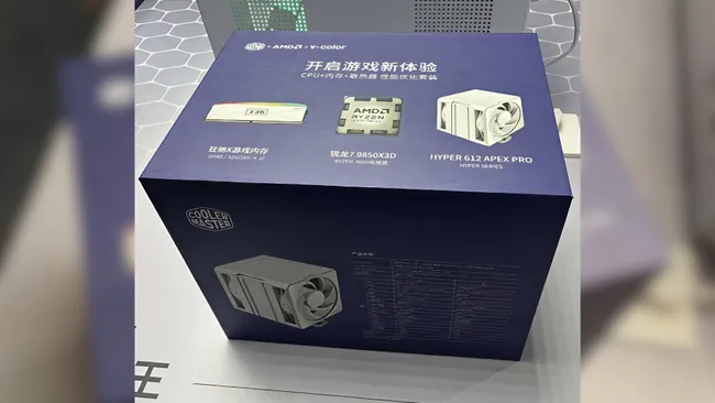 AMD борется с дефицитом памяти комплектами Ryzen 7 9850X3D — в Китае замечен официальный набор с CPU, ОЗУ и кулером за $1 000