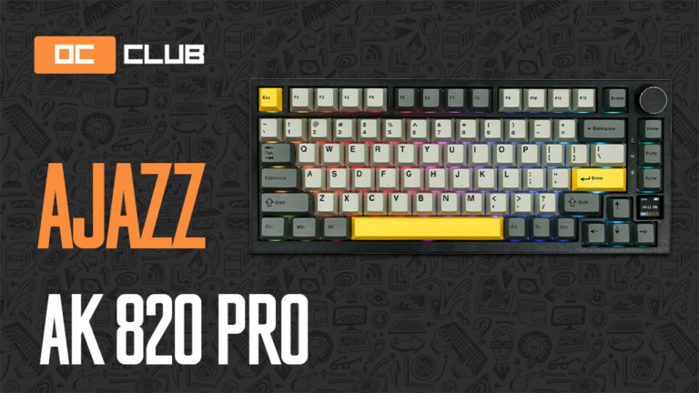 AJAZZ AK820 PRO: обзор. Экран, крутилка и прекрасный звук!