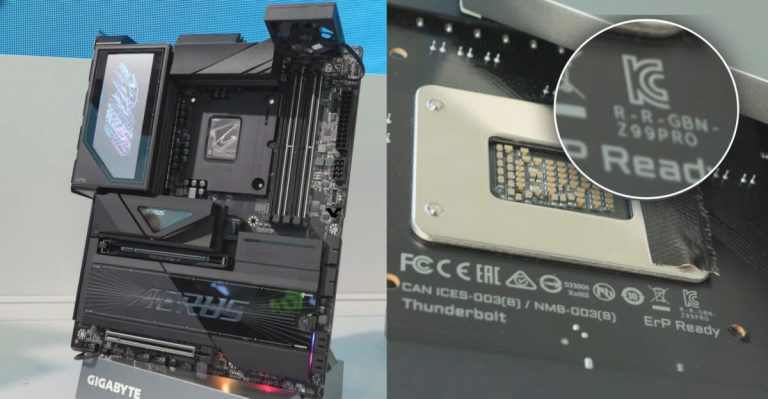 Gigabyte показали материнскую плату под Intel Nova Lake