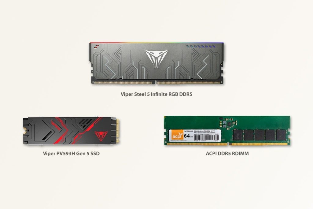 Patriot показала сверхбыстрые SSD и DDR5