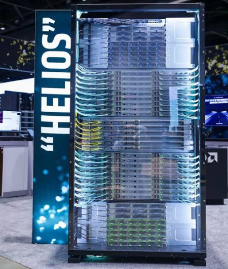 AMD бросает вызов NVIDIA с новой ИИ-системой Helios
