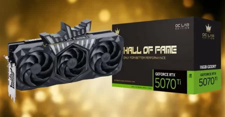 Galax выпустила чёрные GeForce RTX 5070 Ti HOF